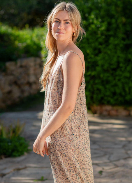 DITSY PRINTED MAXI SLIP DRESS